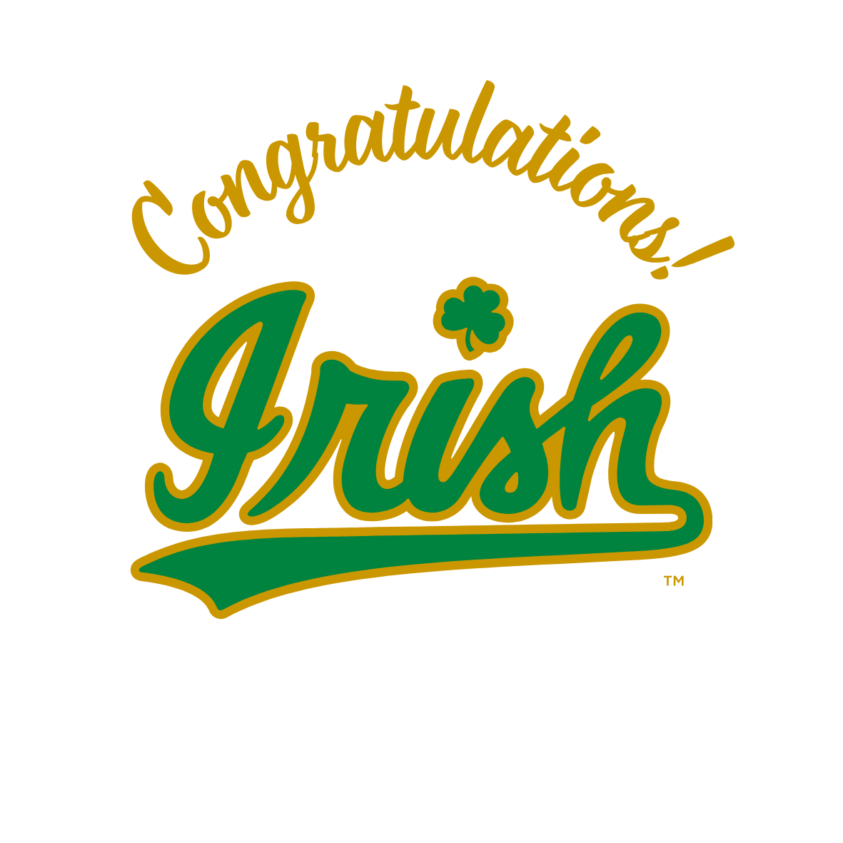 Irish Green/Yellow - Congratulations