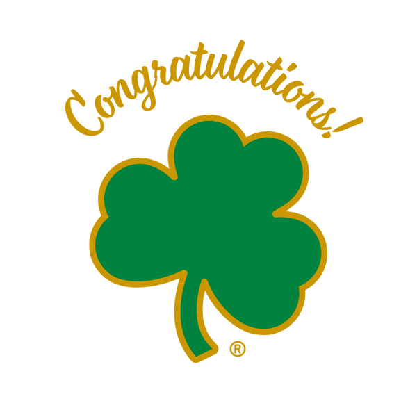 Shamrock Green/Yellow - Congratulations