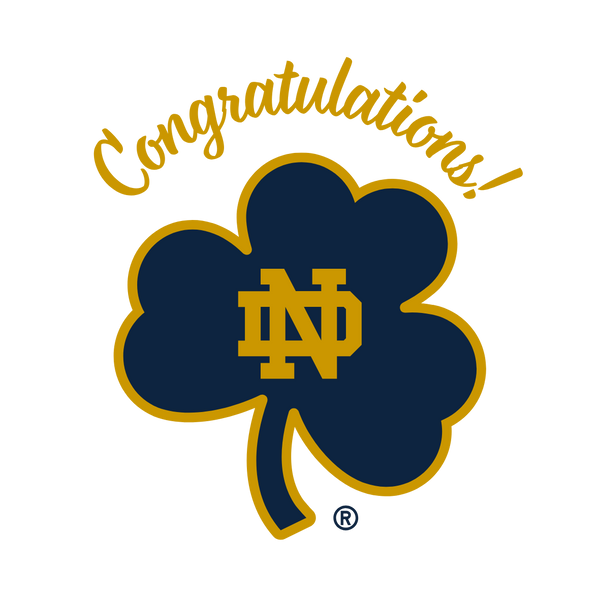 Shamrock - Cursive - Congratulations